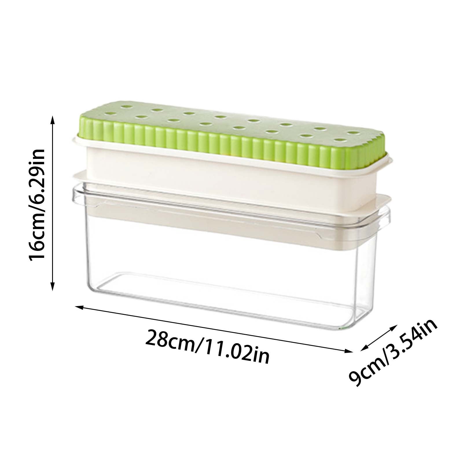 Round Ice Ball Maker with Storage Box & Ice Tongs – BPA-Free Plastic, Easy Release Whiskey Ice Mold for Cocktails, Dishwasher Safe & Odor-Proof (Home Bar Essential) A