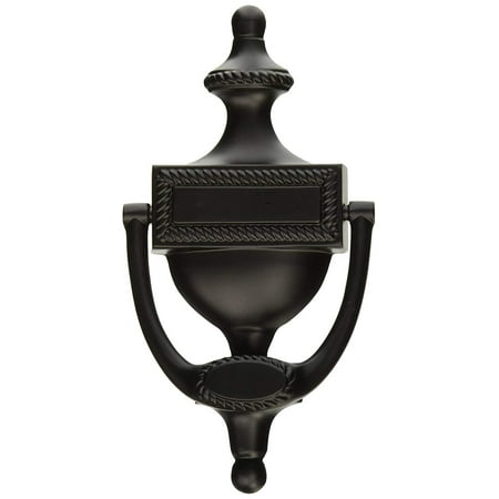 Surface Mount Door Knocker DKR75U19 Victorian Rope Design and 7-1/2