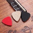 thumbnail image 3 of 3pcs Wool Felt Guitar Picks Professional Guitar Plectrums Guitar Accessory, 3 of 7