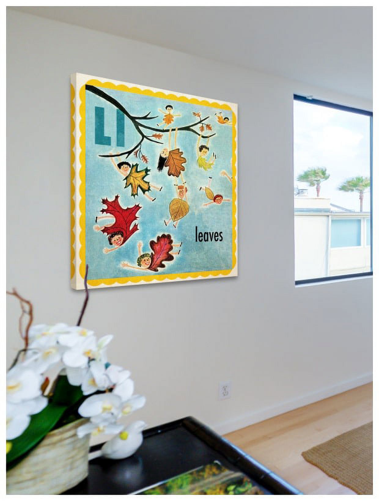 Marmont Hill "Leaves" by Curtis Painting Print on Canvas