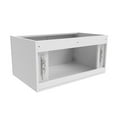 thumbnail image 4 of Alpine 30" Wood Floating Vanity Base with Chrome Handles in White, 4 of 5