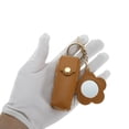 thumbnail image 5 of Unique Bargains 1 Pc Handbag Charms Keychains Durable Flower Mirror Bag Accessories Yellow Brown, 5 of 6