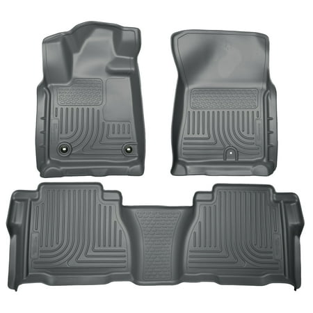 Husky Liners Weatherbeater Series Front & 2nd Seat Floor Liners (Footwell Coverage) 99592 Grey