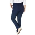 thumbnail image 3 of Woman Within Plus Size Straight Leg Fineline Jean Jeans, 3 of 4