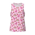 thumbnail image 4 of Gaeub Cute Flamingo Men's Athletic Tank Top, Workout Sleeveless Shirts, Running Tank Tops for Gym, Running, Training - Medium, 4 of 9