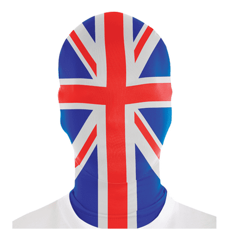 Union Jack Flag Morph Mask Adult UK England Official Morphmask Morphmasks Full