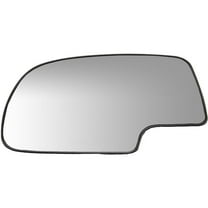 Left Door Mirror Glass - Compatible with 1999 - 2006 Chevy Silverado 1500 2000 2001 2002 2003 2004 2005
