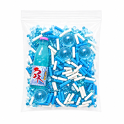 Hoshimi Slimes Ramune Blue Raspberry Soda Clear Slime with Charm & Beads, 4 oz