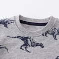 thumbnail image 4 of JUMESG Boys Long Sleeve Shirts Graphic Boys Long Sleeve Crewneck Tee T-Shirt (Grey,12-18 Months), 4 of 6