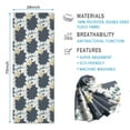 thumbnail image 2 of Black Cute Hedgehog Pattern Hot Yoga Mat Towel Non Slip for Hot Yoga - Quick-Drying Yoga Mat Cover with 4 Corner Pockets with Travel Bag - Hot Yoga Towel Non Slip 74"x26", 2 of 6
