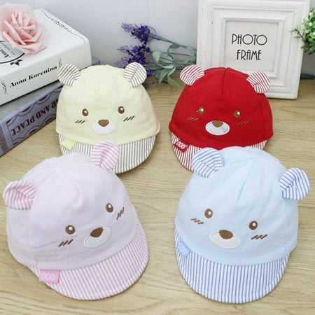 Bear Baby Kids Caps New Girl Boy Cap Summer Hats For Boy Infant Sun Hat With Ear