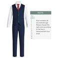 thumbnail image 6 of ETHAN Black Boys Tuxedo Suit for Wedding Dress Jacket Slim Fit 5 Piece Boys Tuxedo Suit Dark Blue 6Y, 6 of 8
