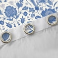 thumbnail image 4 of Manfei Bohemian Paisley Curtains Pack of 2 (42x84 Each) for Adults Teens,Blue White Curtains Blackout,Exotic Style Bedroom Curtains,Breathable Home Decor, 4 of 6
