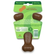 Benebone Wishbone Durable Dog Chew Toy for Aggressive Chewers, Real Peanut, Small