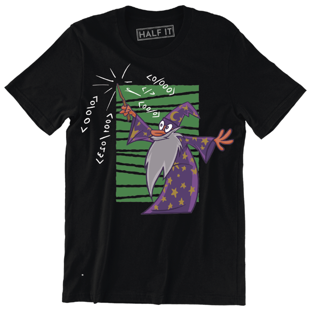 Half It Funny Crazy Magic Magician A Few Code Elements Men S T Shirt Walmart Com Walmart Com