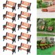 thumbnail image 3 of Mini banco de parque de 10 piezas, decoración de jardín, artesanía en miniatura, silla DIY, estatuilla, adorno de paisaje, casa de muñecas, bonsái de hadas, 3 of 3
