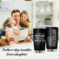 thumbnail image 3 of Dad Gifts from Daughter Awesome Like My Daughter Mug Tumbler for Dad Christmas Best Gifts for Dad Mugs from Daughter Awesome Like My Daughter Cup Best Dad Ever Gifts Stainless Steel Tumbler 20oz, 3 of 6