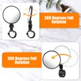 thumbnail image 3 of Scienceny Espejos traseros artesanales exquisitos para ciclistas, espejos universales para bicicleta, fáciles de instalar, 2 pack/lote Accesorios para motos, 3 of 6