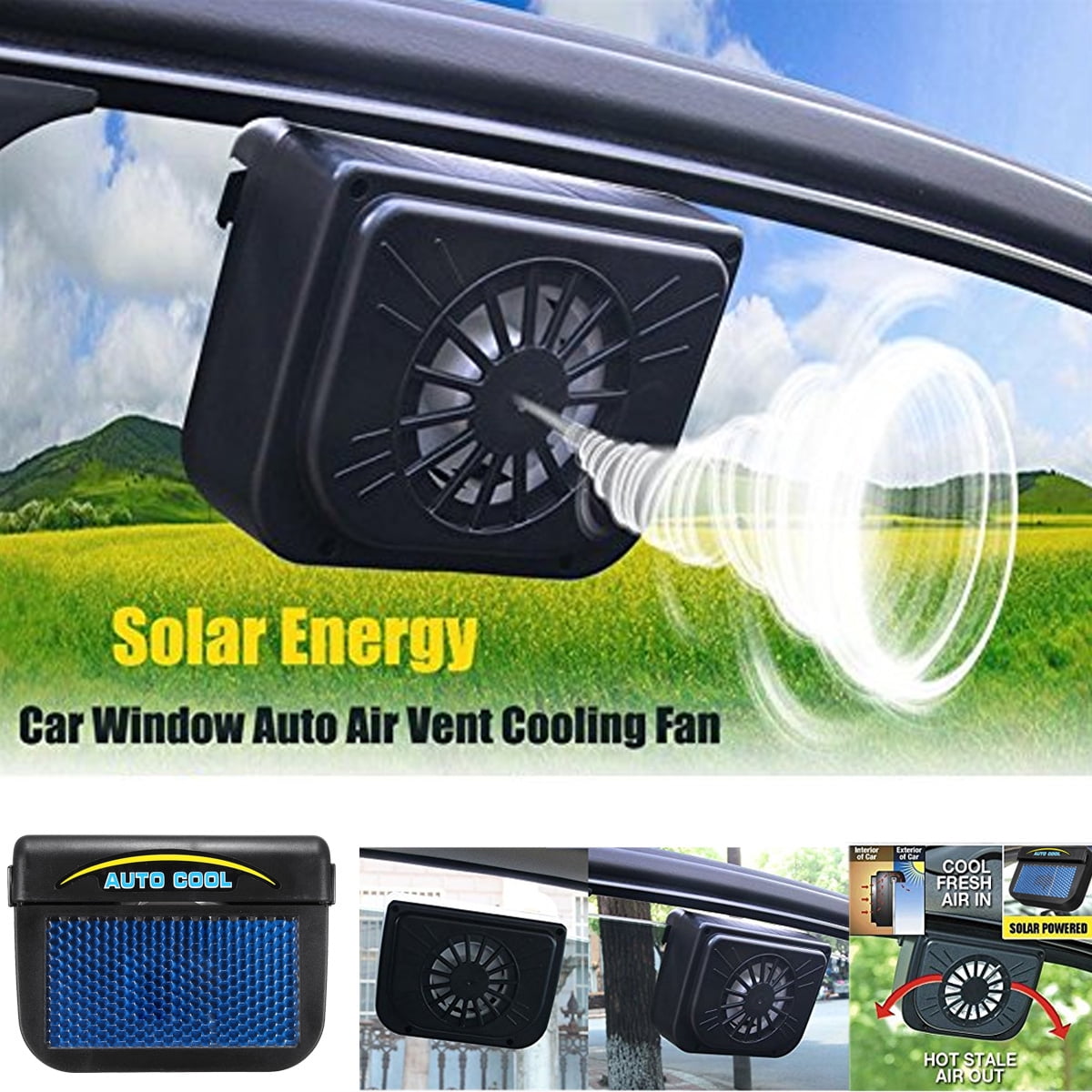 solar powered car ventilation