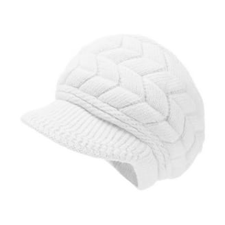 C.C Unisex Winter Thick Knit Plain Cuff Skull Cap Beanie Hat, Hot