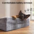 thumbnail image 4 of Sofá cama para perros OhGeni, sofá ortopédico con forma de gato grande, espuma viscoelástica, 4 of 8