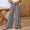 Black, variant on YTCAMLO Striped Lounge Pants for Women Casual Drawstring Elastic Waisted Trousers with Pockets Lightweight Flowy Wide Leg Pants