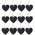 thumbnail image 3 of 40pcs Unfinished Blank Wooden Heart Shape Label Price Display Tags DIY Price Wooden Label, 3 of 8