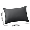 thumbnail image 3 of Eoozwa Pack of 1 Decorative Outdoor Waterproof Solid Throw Pillow Covers Cottonous Garden Farmhouse Cushion Cases for Patio Tent Balcony Couch Sofa, 3 of 8