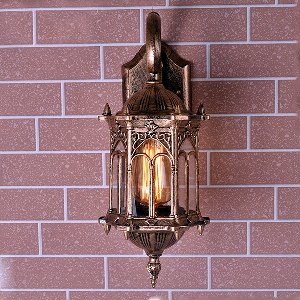 Waterproof Antique Sconce Wall Light Lamp for Corridors, Porches, Living Rooms, Restaurants, Bars, Outdoors