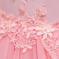 thumbnail image 5 of Flower Girls Maxi Dress Bridesmaid Floral Boho Vintage Lace Dance Gown for 4-14Y, 5 of 7