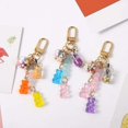 thumbnail image 5 of 1PCS Cute Candy Rainbow Gummy Bear Keychain Women's Key Chain Key Chain Pink, 5 of 5