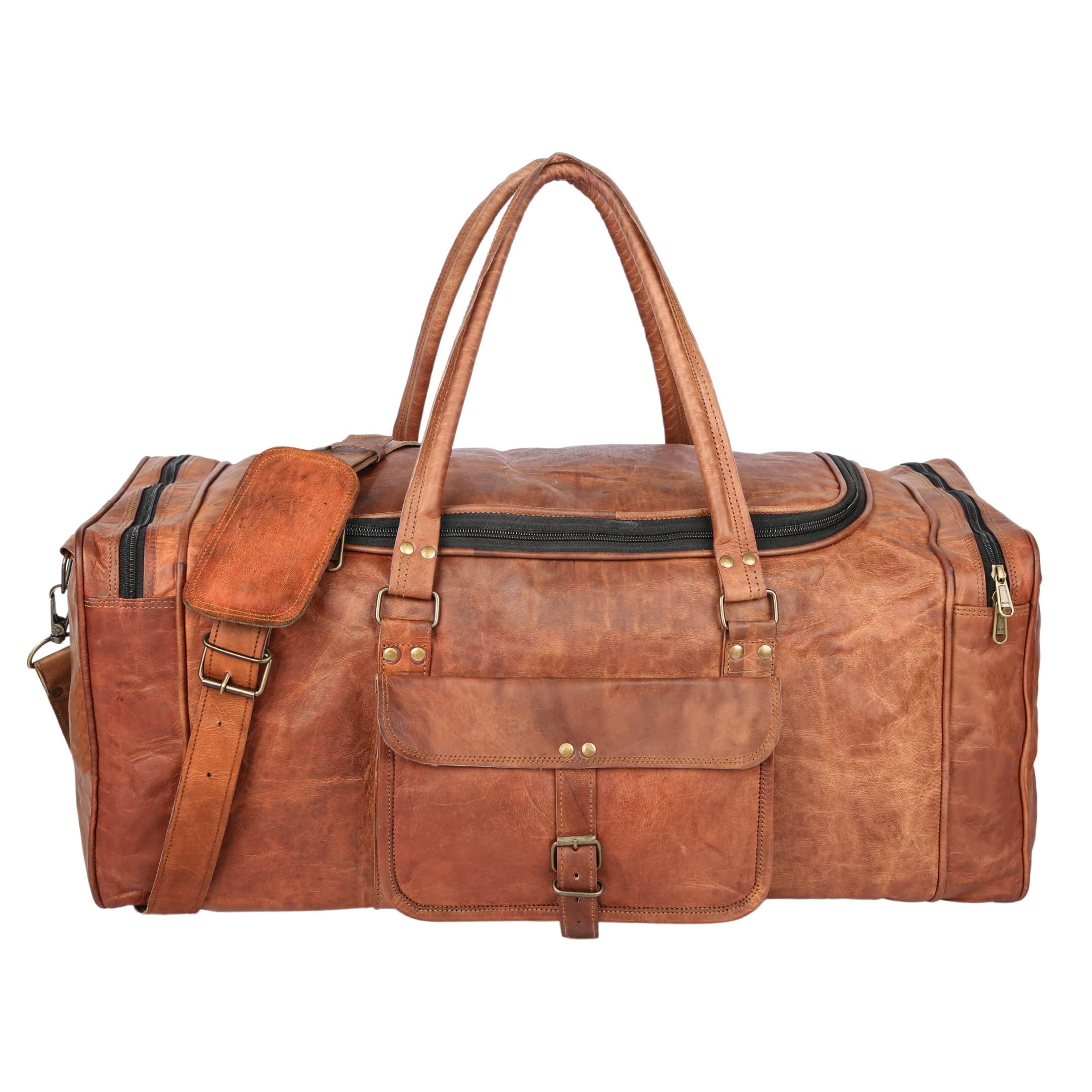 Weekender Naples I Handcrafted Leather Men'S Travel Bag I Genuine