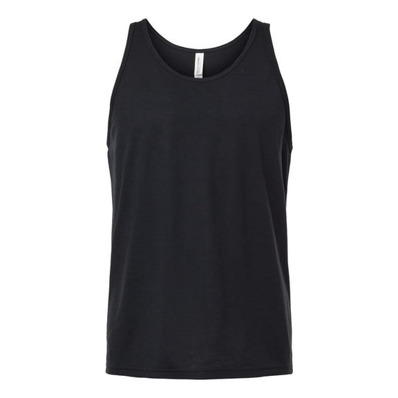 Bella   Canvas - Unisex Triblend Tank - 3484 - SOLID BLK TRBLND - L