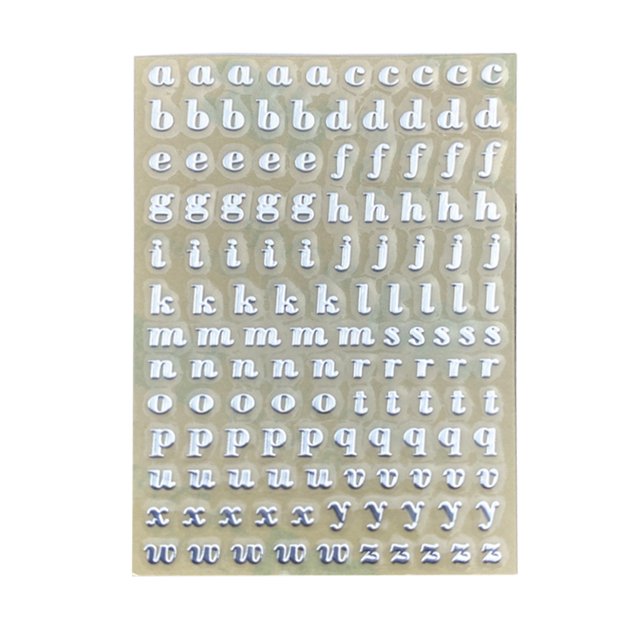 Letter Stickers Self Adhesive Alphabet Numbers Stickers Self Adhesive