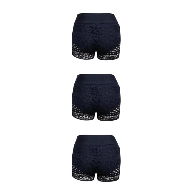 Advancent Traje de baño de talle alto para mujer Pantalones de baño Ropa de playa Natación Viajar S S 3Conjunto