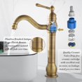 thumbnail image 5 of 360 High Basin Mixer Tap, Rotating Bathroom Sink Faucets, Modern Single Handle Bathroom Faucet, 5 of 5