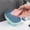 Blue, variant on IPEWLEX Self-Draining Soap Dish, Non-Slip Soap Box for Bathroom & Kitchen, Portable Sanitizer Holder, Easy Clean Plastic Soap Stand (Blue/Gray/Pink)