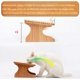 thumbnail image 2 of Cuenco alto para gatos y cachorros Cuenco inclinado para gatos y perros con soporte de madera (2 cuencos, altura ajustable) Adepaton QH-1068, 2 of 5