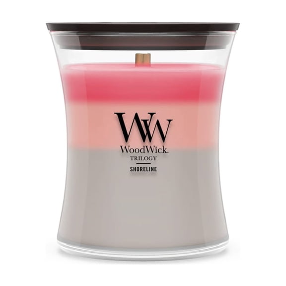 WoodWick Shoreline Medium Hourglass Trilogy Candle