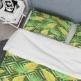 thumbnail image 4 of Designart 'Tropical Gold Luxury Pattern II' Mid-Century Modern Duvet Cover Set, 4 of 4