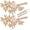 Gold, variant on 4 count Rhinestone  Hair Clips, Wedding Bridal Leaf Hair Barrette, Sparkly Glitter Hair Pins Accessories for Women and Girls