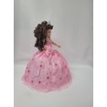 thumbnail image 3 of Quinceañera Umbrella Vinyl Doll in Pink Gown, Quince Años Centerpiece & Decoration, 3 of 13