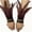 #468-Brown, variant on Warop Women's Feather Armband, Decorative with Feather Trim, Fashion Arm Accessory for Parties and Daily Wear