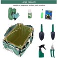 thumbnail image 5 of Taburete de herramientas de jardín, taburete de herramientas de jardín plegable con bolsa de almacenamiento desmontable, regalos de jardín para mujeres, padres, jardineros, 40*30*34cm. Afortunado Sencillez, 5 of 5