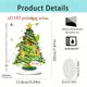 thumbnail image 5 of xihome Adorno navideño plano bidimensional de acrlico para rbol de Navidad, ideal para fiestas, escritorios, mesas y decoracin festiva., 5 of 5