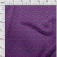 thumbnail image 2 of oneOone Viscose Chiffon Fabric Leaves & Floral Block Decor Fabric Printed BTY 42 Inch Wide, 2 of 4