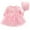 Pink, variant on Newborn Toddler Baby Girl Princess Dress Long Sleeve Cute Embroidery Lace Mesh Tutu Tulle Dress with Hat Set Infant Girls Clothes Outfits 0-18 Months