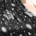 thumbnail image 3 of Black White Gothic Butterfly Sun Moon Flower Pattern Blanket,Comfortable Soft Flannel Throw Blanket,All Season,Warm Lightweight Blankets for Sofa Bed Couch Living Room Chair,30"x40", 3 of 4