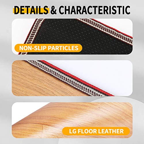 Adjustable Temperature Warm Foot Cushion,Electric Heated Carpet for Home,Wood Stripe Livtribe AC 110V Heated Floor Mat for Foot