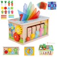 thumbnail image 1 of Caja de pañuelos Montessori de Toy Ancaixin, 6 en 1, más de 6 meses, con accesorios, 1 of 7